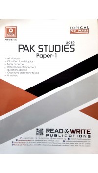 O/L Pak Studies Paper - 1 (Topical)  - Article No. 417